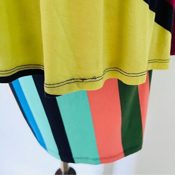 Anthropologie Maeve Davina Layered Tiered Dress Multi Color Small Tank - Picture 7 of 9